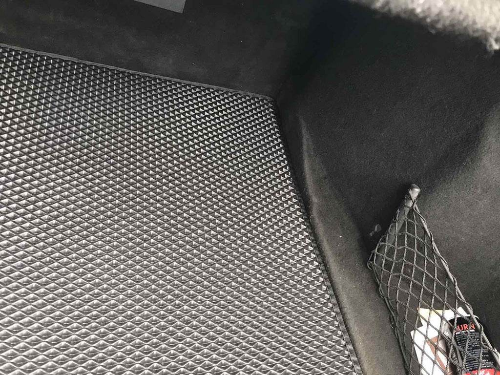 Trunk mat LONG (EVA, black) for Mercedes S-class W221 - Reelken Auto