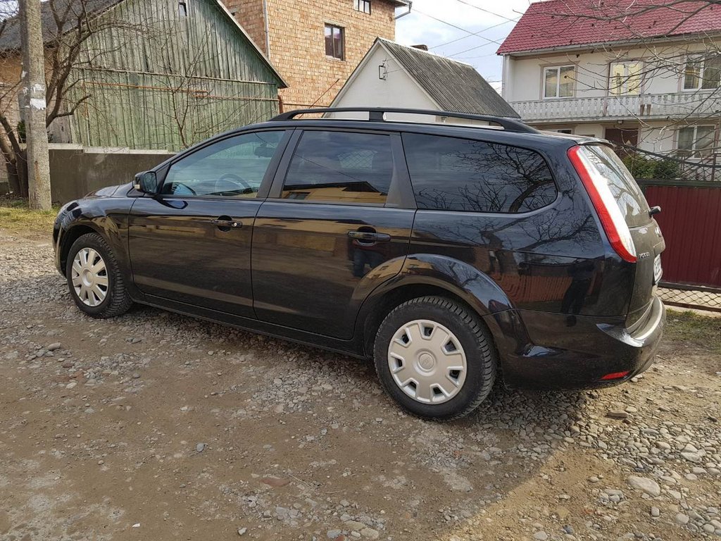 Aluminum Roof Rails (Caravan, Black) for Ford Focus II 2008-2011 - image 2