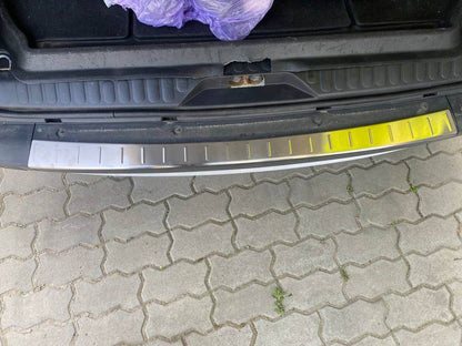 Rear bumper OmsaLine (2013+, stainless steel.) for Renault Kangoo 2008-2020 - Reelken Auto