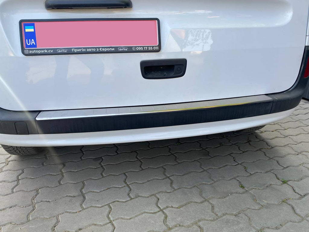 Rear Bumper Protector OmsaLine (2013+, Stainless Steel) for Renault Kangoo 2008-2020 - image 3