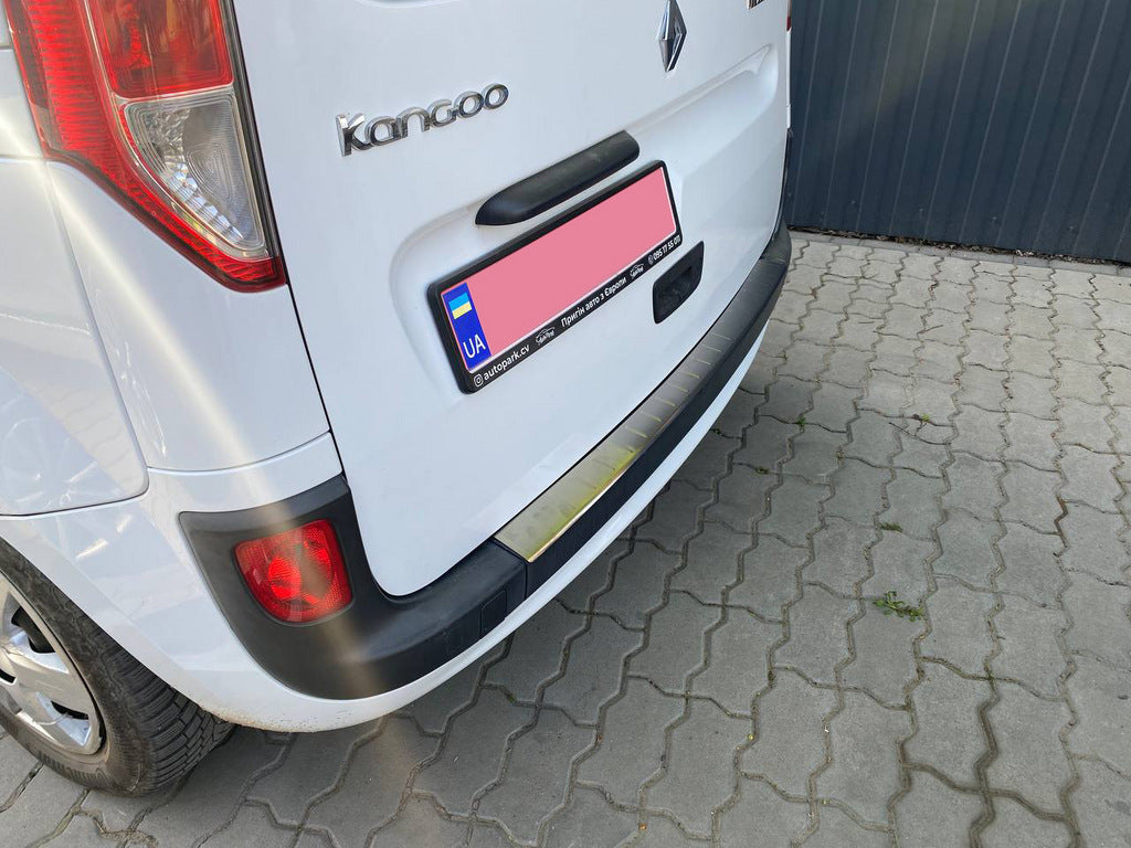 Rear Bumper Protector OmsaLine (2013+, Stainless Steel) for Renault Kangoo 2008-2020 - image 2