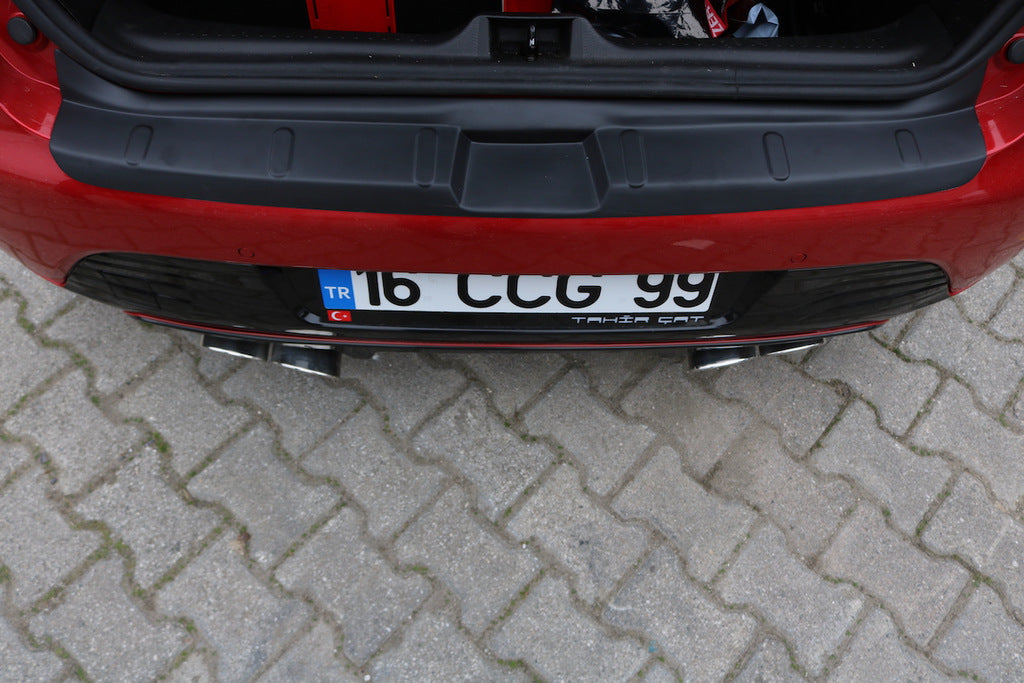 Rear Bumper Protector EuroCap (ABS) for Renault Clio IV 2012-2019 - image 5