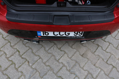 Rear Bumper Protector EuroCap (ABS) for Renault Clio IV 2012-2019 - image 5