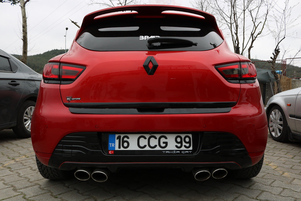 Rear Bumper Protector EuroCap (ABS) for Renault Clio IV 2012-2019 - image 6