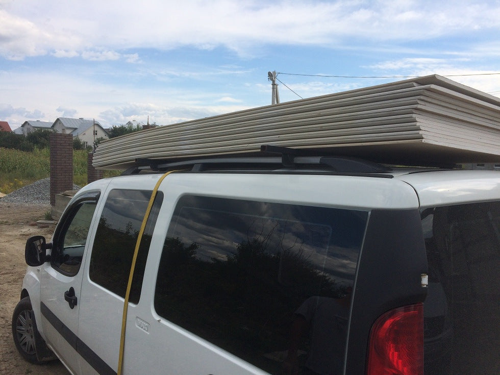 Chrome Roof Rails (Plastic Feet) for Fiat Doblo I 2005-2010 - image 17