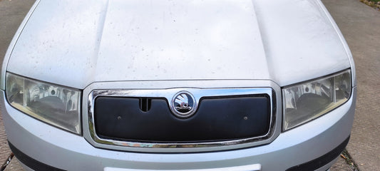 Winter cover on the grille for Skoda Fabia 2000-2007 - image 1