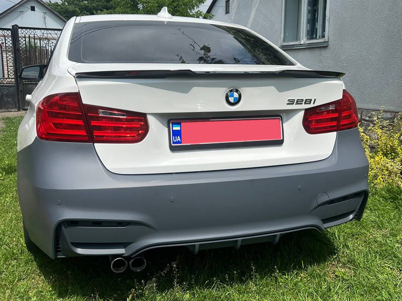 Rear bumper in F80 M3 style for BMW 3 Series F30/F31 2012-2019 - image 1