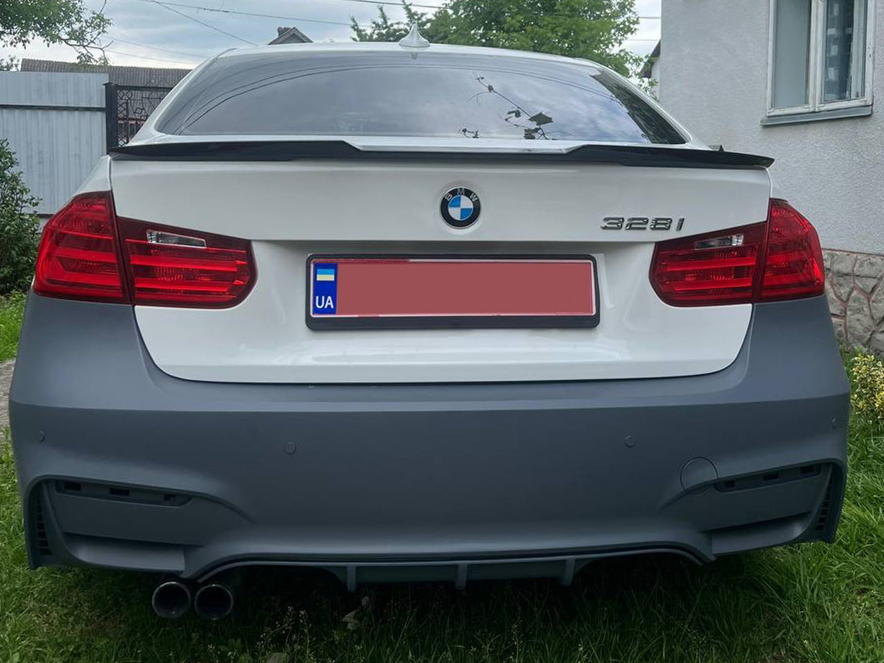 F80 M3 style rear bumper for BMW 3 series F-30/31/34 2012-2019 - image 3
