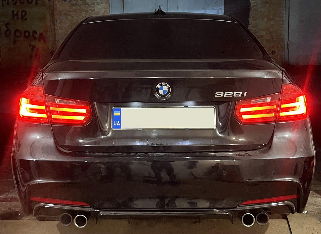 Rear Diffuser DPT V-3 (for M Performance, Gloss Black) for BMW 3 Series F-30/31/34 2012-2019 - image 3