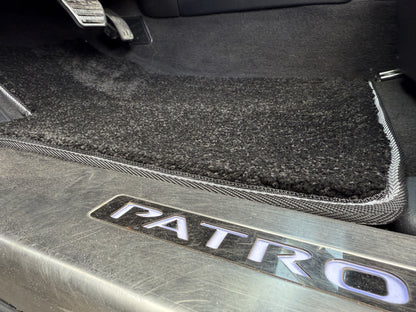 Deluxe Textile Floor Mats (3 Rows, Black) for Nissan Armada 2016-2024 - image 6