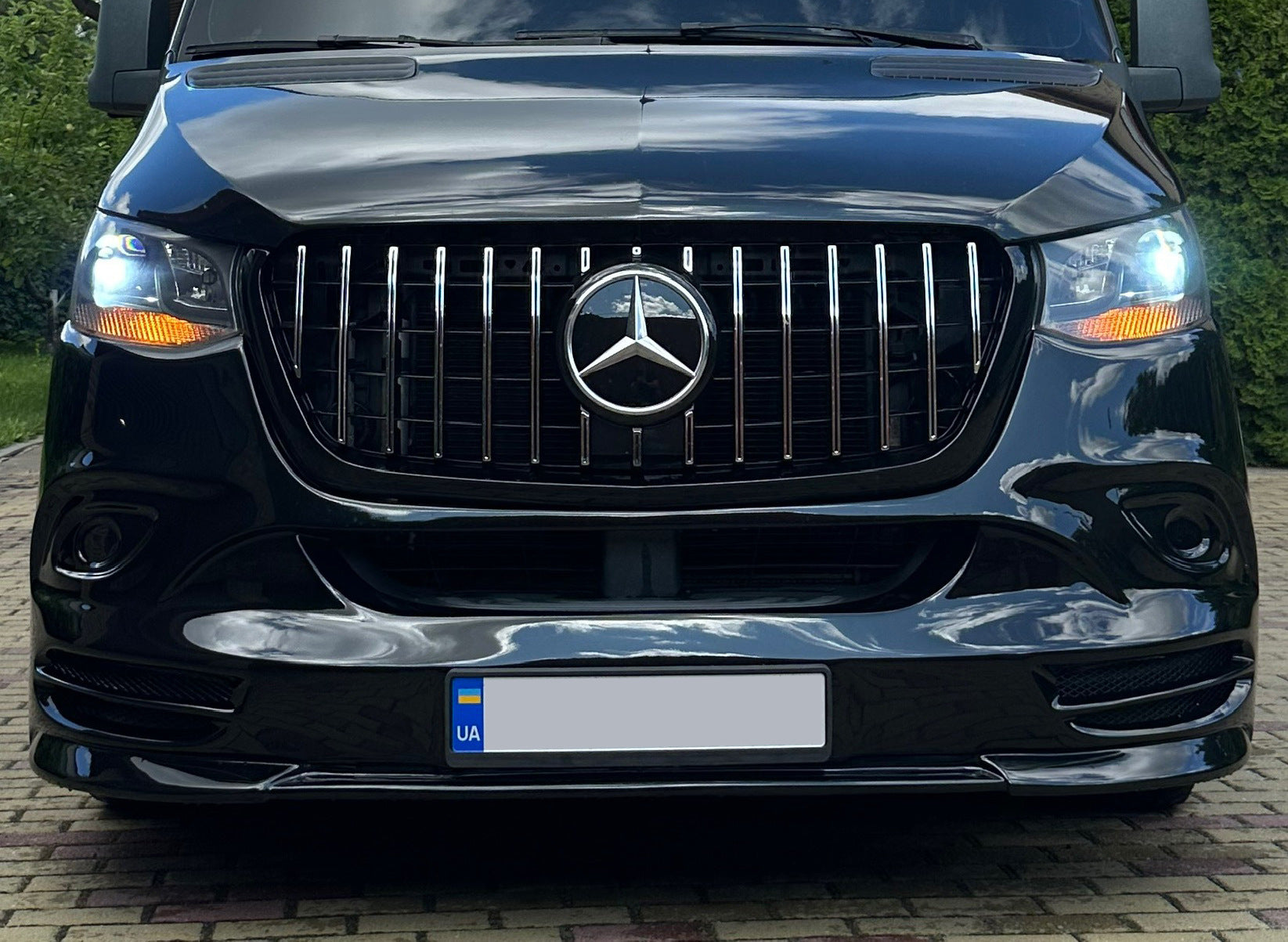 Front Grille Panamericana GT Chrome Premium V1 for Mercedes Sprinter W907/W910 2018- - image 8