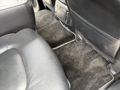 Deluxe Textile Floor Mats (3 Rows, Black) for Nissan Armada 2016-2024 - image 12