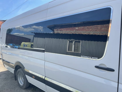 Full Window Trim Long / ExtraLong (Stainless Steel) for Mercedes Sprinter W906 2006-2018 - image 6