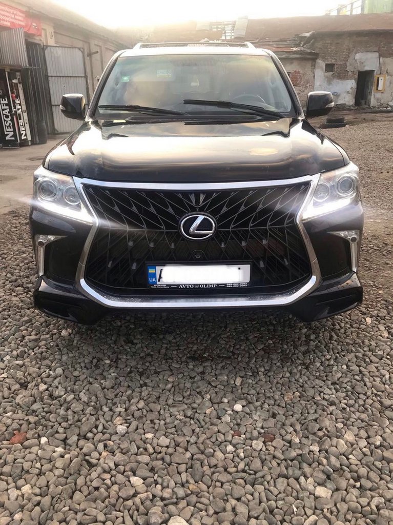 Front bumper for 2008-2015 facelift style (primed for painting) for Lexus LX570/450d 2008-2022 - image 8