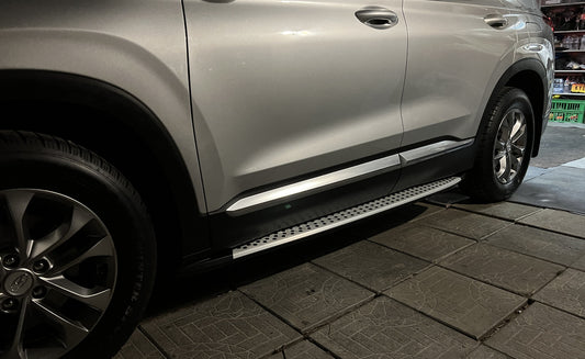 Side Steps V1-A (2 pcs) for Hyundai Santa Fe 4 2018-2023 - image 1