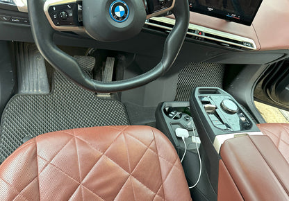 EVA Floor Mats V-2 (Black) for BMW iX (I20) 2022- - image 3
