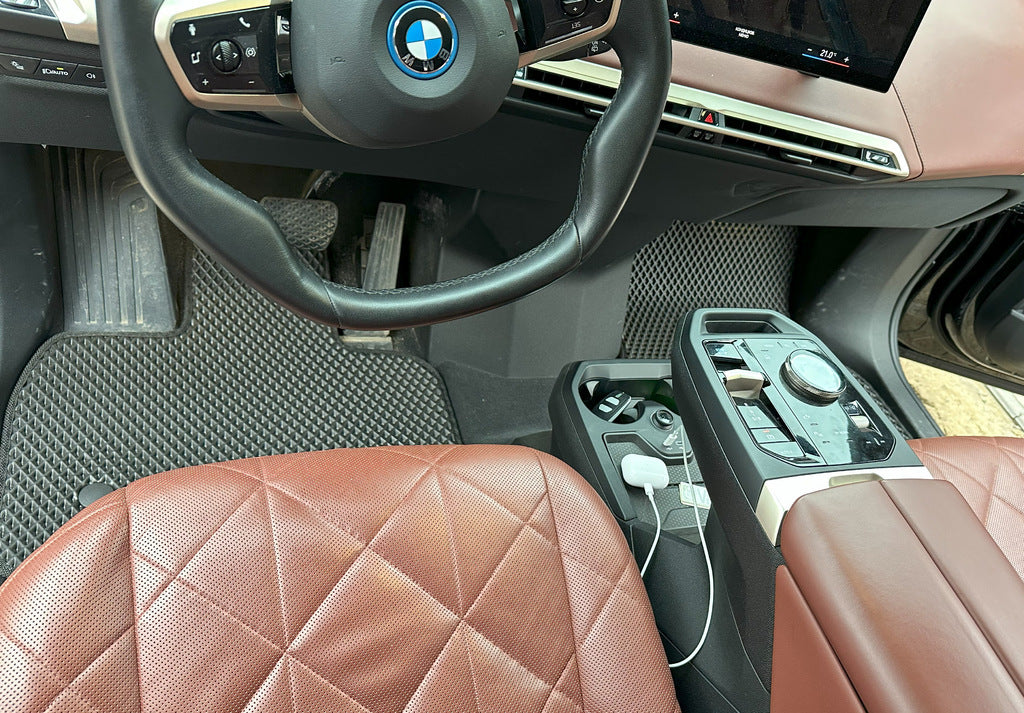 EVA Floor Mats V-2 (Black) for BMW iX (I20) 2022- - image 3