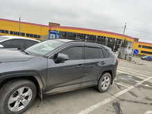 Window deflectors with chrome trim (4 pcs, HIC) for Toyota Rav 4 2019- - image 2