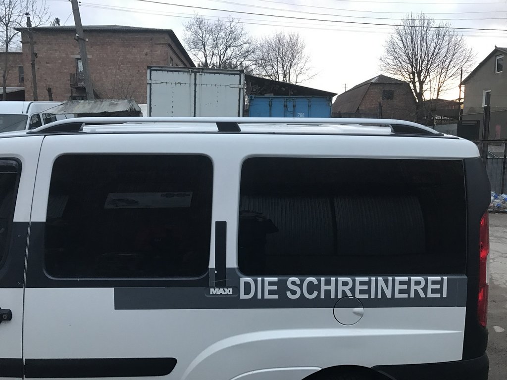 Roof Rails CROWN (matte grey) for Fiat Doblo I 2001-2005 - image 3