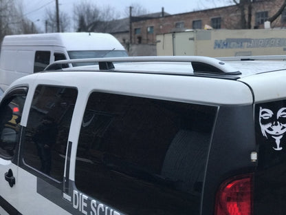 Roof Rails CROWN (matte grey) for Fiat Doblo I 2001-2005 - image 4