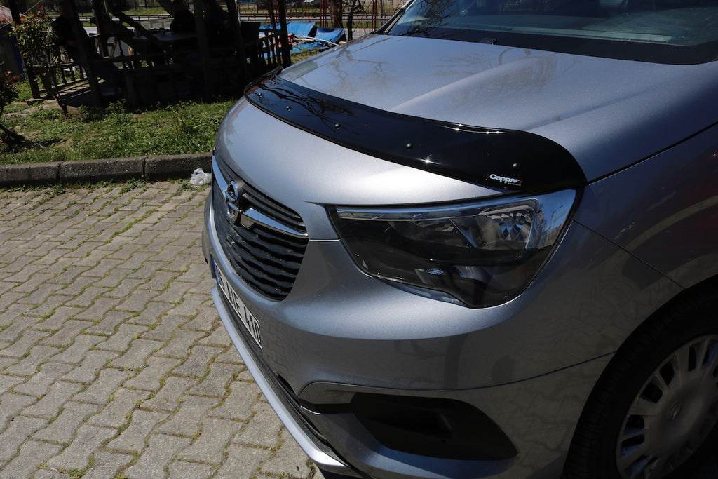 The hood deflector (EuroCap) for Opel Combo 2019↗ - Reelken Auto