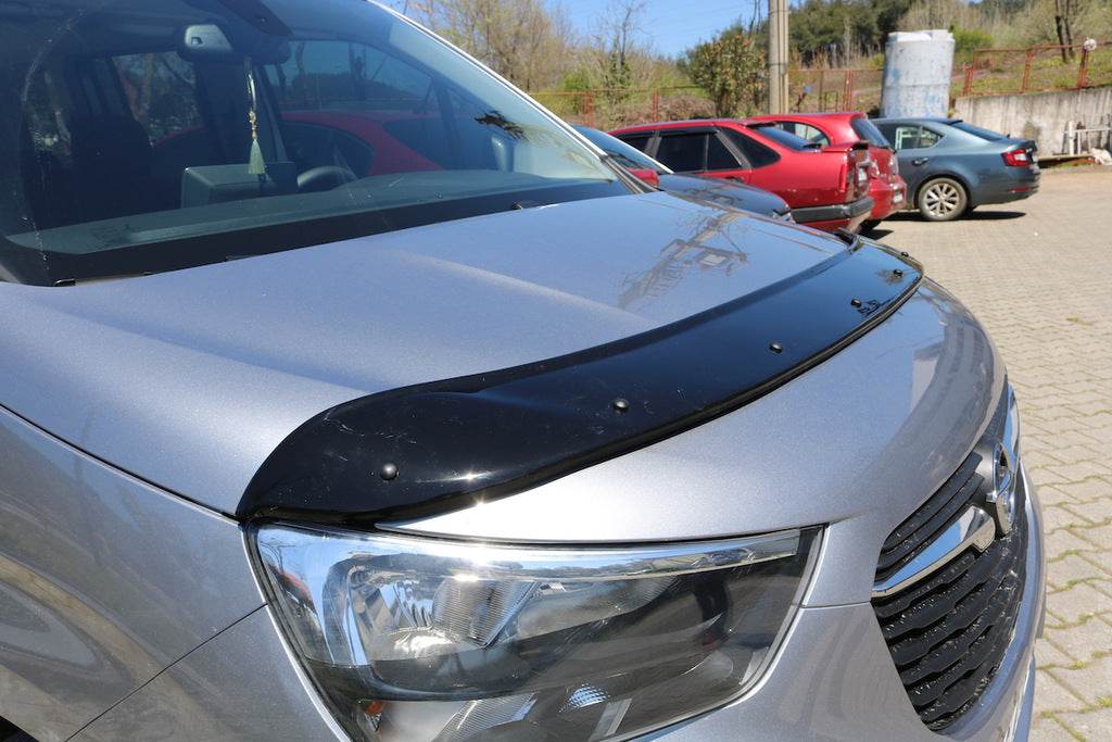 The hood deflector (EuroCap) for Opel Combo 2019↗ - Reelken Auto