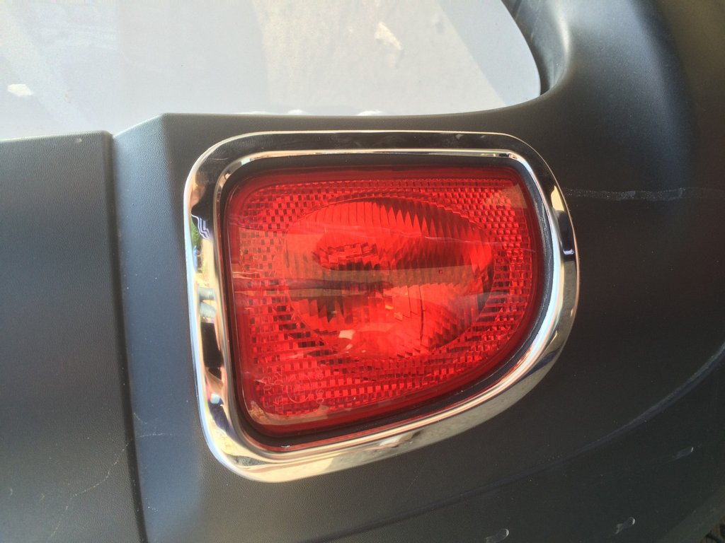 Rear reflector trim (2 pcs, stainless steel) for Renault Kangoo 2008-2020 - image 4