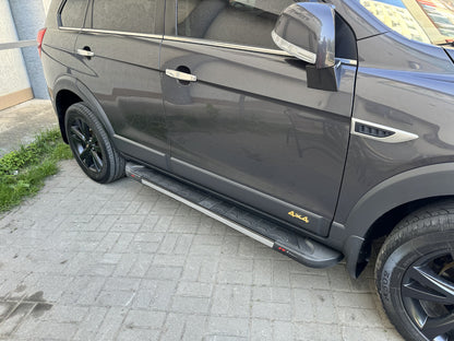 Lateral platforms RedLine V1 (2 pieces, aluminum) for Chevrolet Captiva 2006-2019 - image 7