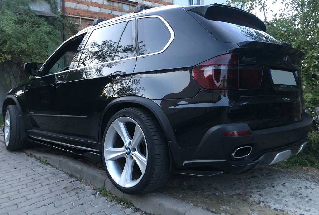 Universal Side Skirt Extensions DPT Black (ABS) (2pcs) (Gloss Black) - image 4