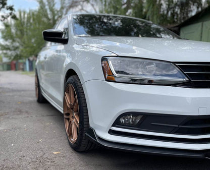 Universal front lip pad Niken Black (ABS) - Reelken Auto