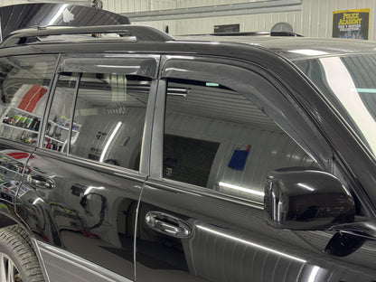 Window Deflectors Niken Luxury (4 pcs) for Toyota Land Cruiser 100 1998-2007 - image 1