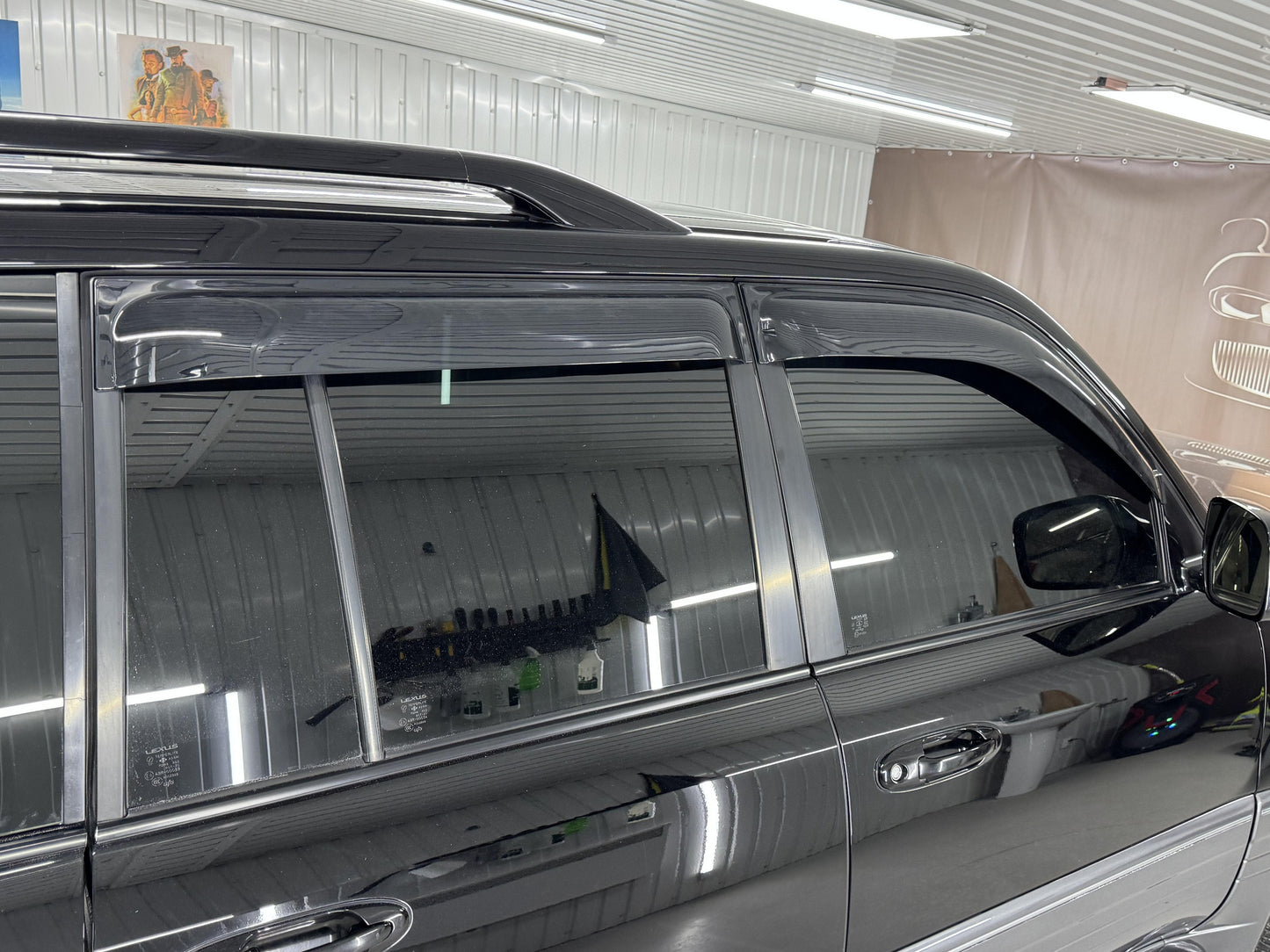 Window Deflectors Niken Luxury (4 pcs) for Toyota Land Cruiser 100 1998-2007 - image 12