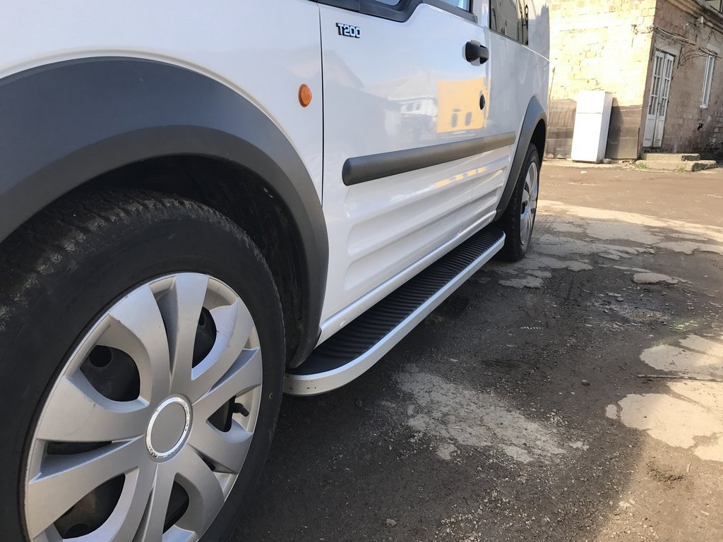 Side area Tayga (2 pcs., Aluminum) for Ford Connect 2010-2013 - image 4