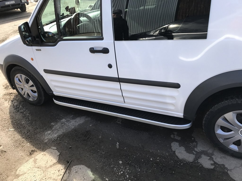 Side area Tayga (2 pcs., Aluminum) for Ford Connect 2010-2013 - image 2