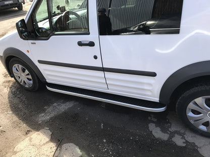 Side area Tayga (2 pcs., Aluminum) for Ford Connect 2010-2013 - image 2