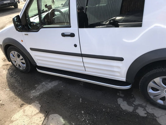 Side area Tayga (2 pcs., Aluminum) for Ford Connect 2010-2013 - image 2