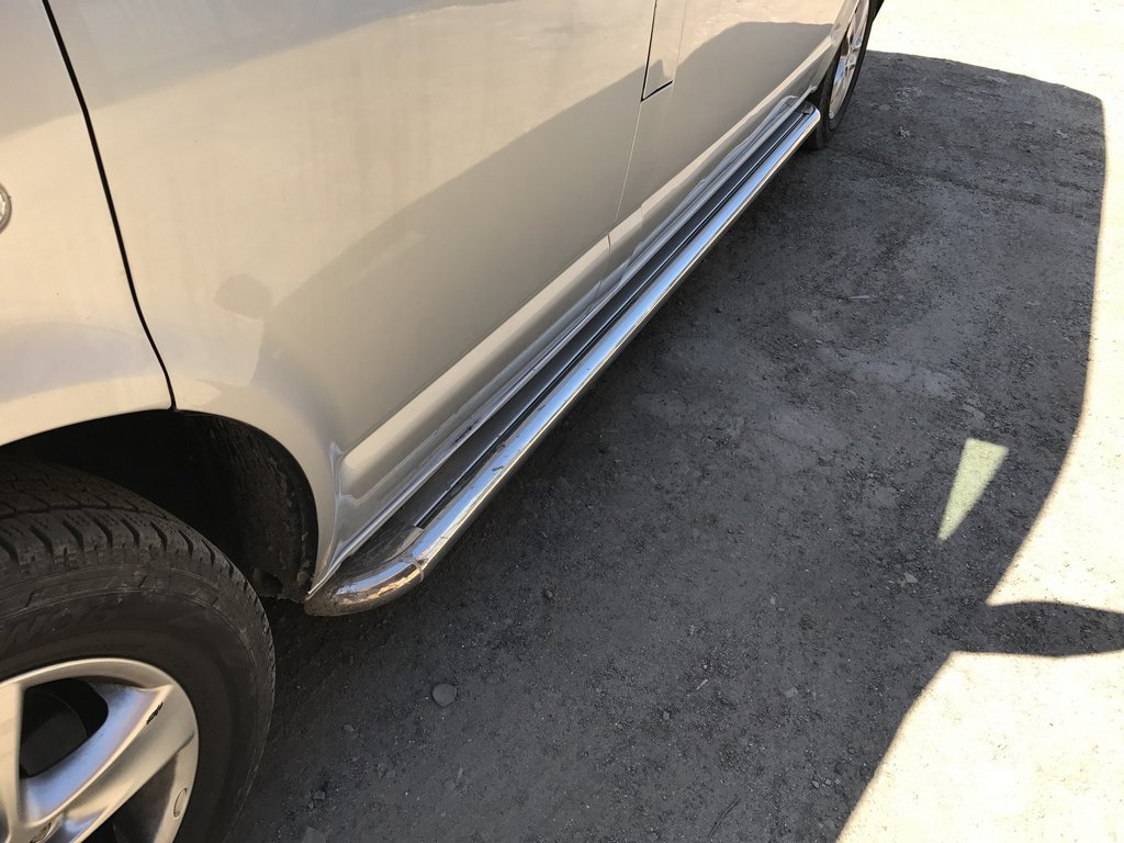 Side platform, Premium (2 PCs, stainless steel) for Volkswagen T5 Transporter 2003-2010 - image 5