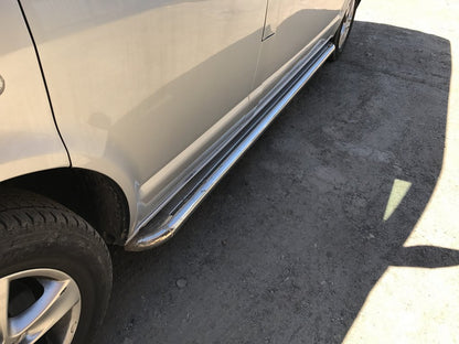 Side platform, Premium (2 PCs, stainless steel) for Volkswagen T5 Transporter 2003-2010 - image 5