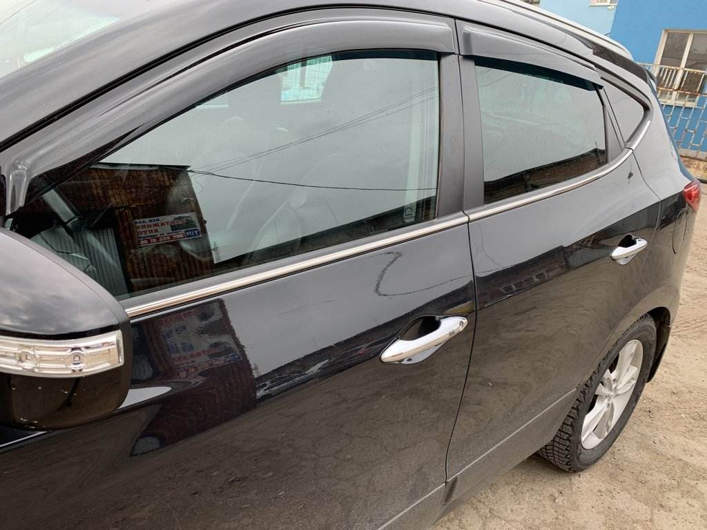 Deflectors (4-piece, HIC) for Hyundai IX-35 2010-2015 - Reelken Auto