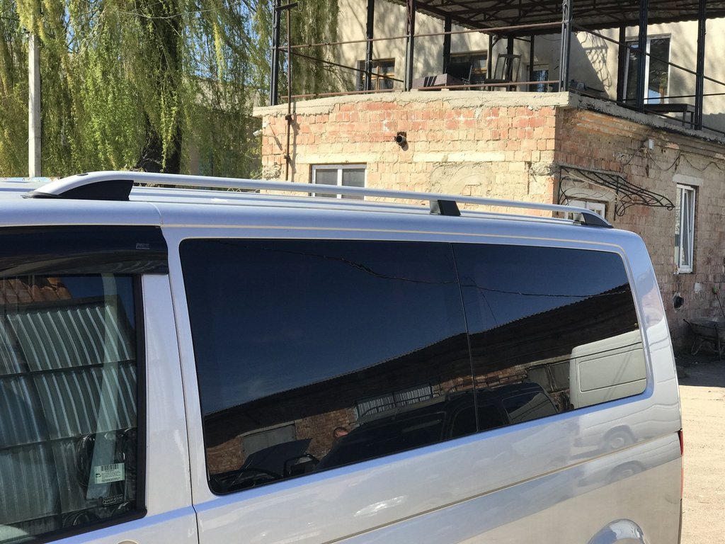 Roof rails CROWN (grey Mat) for Volkswagen T6 - image 9