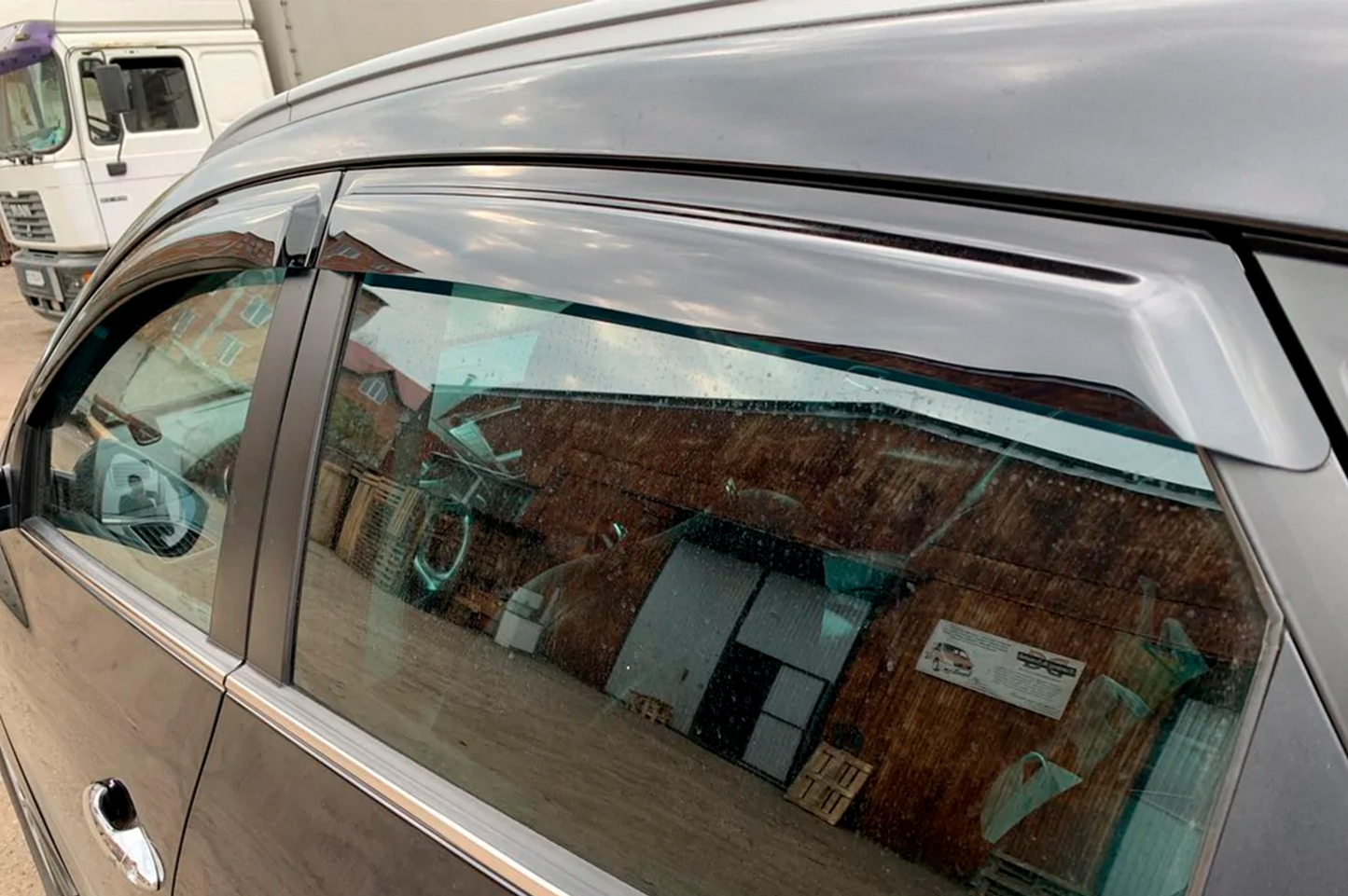 Window Deflectors (4 pcs, HIC) for Hyundai IX-35 2010-2015 - image 9