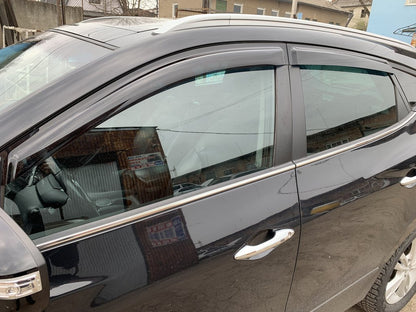 Window Deflectors (4 pcs, HIC) for Hyundai IX-35 2010-2015 - image 5