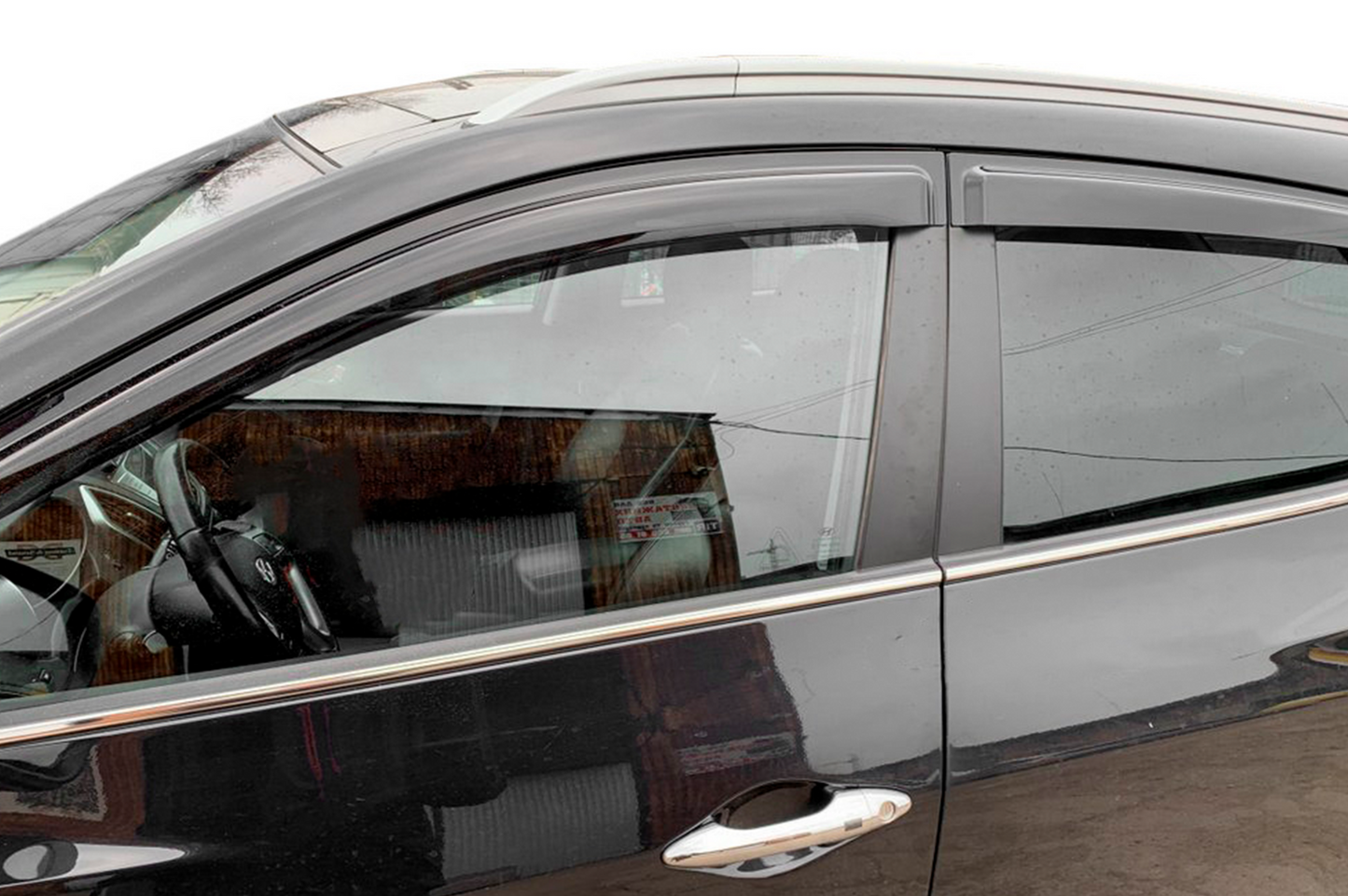 Window Deflectors (4 pcs, HIC) for Hyundai IX-35 2010-2015 - image 3