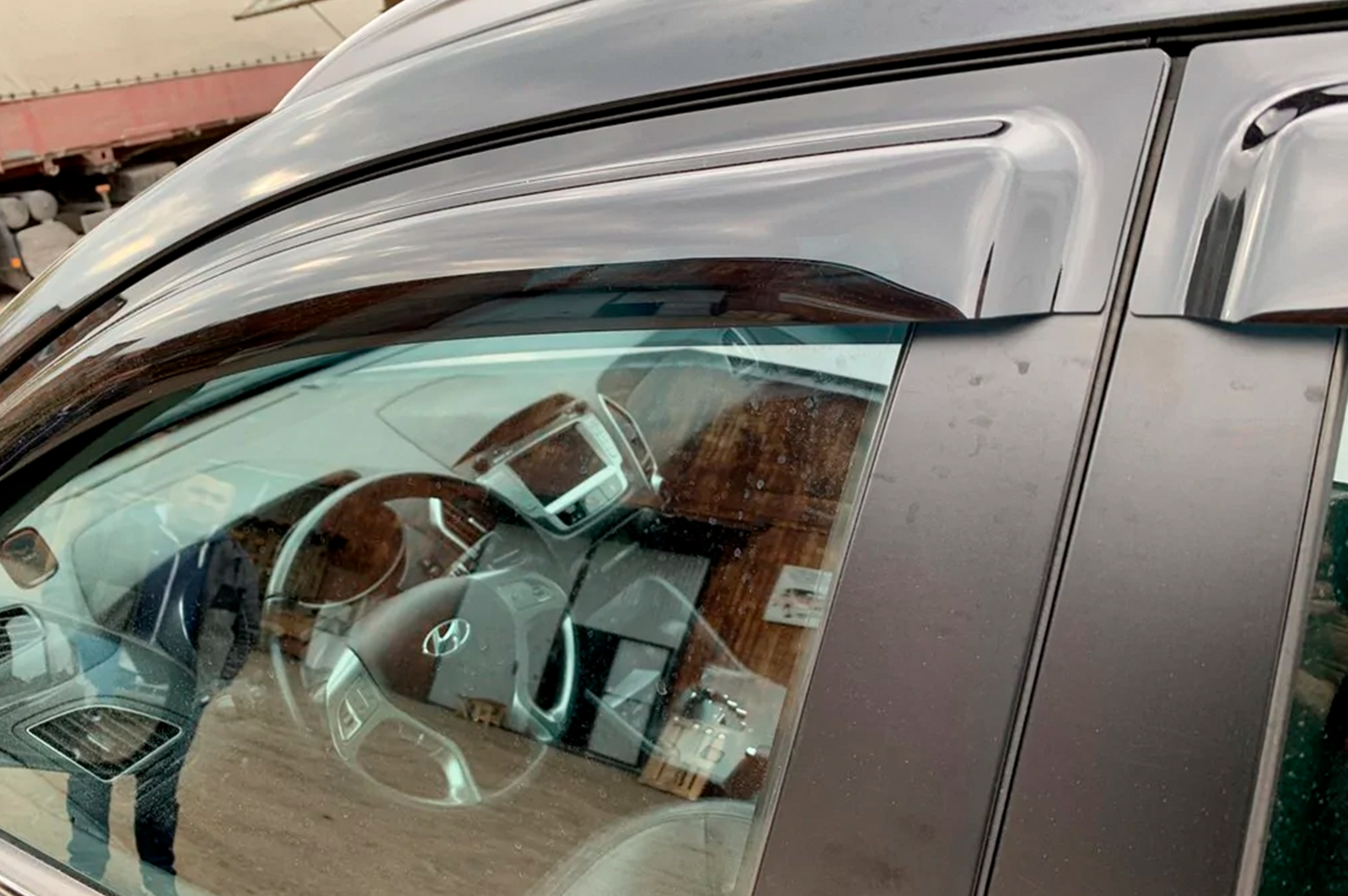 Window Deflectors (4 pcs, HIC) for Hyundai IX-35 2010-2015 - image 11
