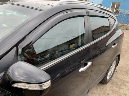 Deflectors (4-piece, HIC) for Hyundai IX-35 2010-2015 - Reelken Auto