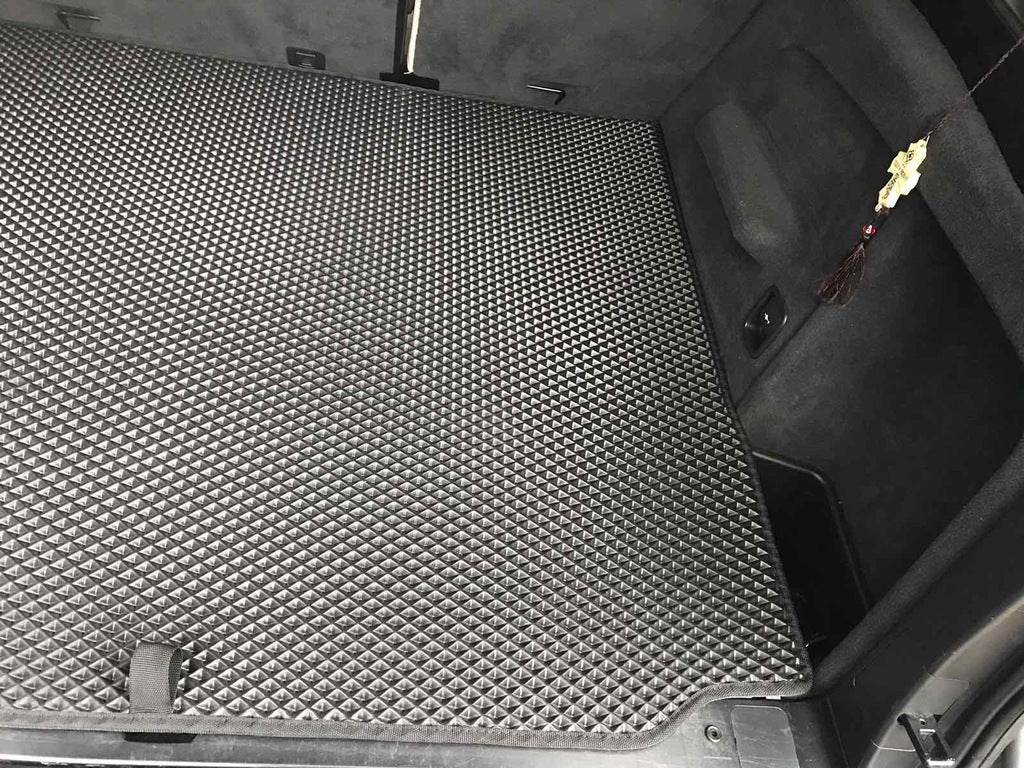 Trunk mat (EVA, black) for BMW X5 E-70 2007-2013 - Reelken Auto