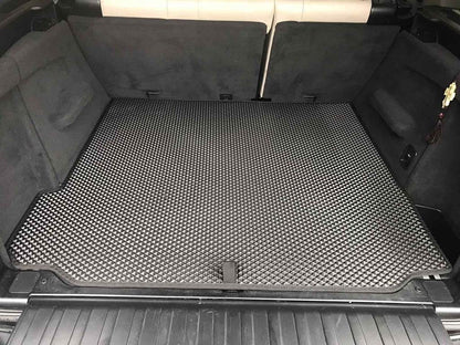 Trunk mat (EVA, black) for BMW X5 E-70 2007-2013 - Reelken Auto