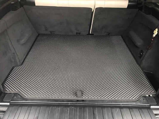Trunk mat (EVA, black) for BMW X5 E-70 2007-2013 - Reelken Auto