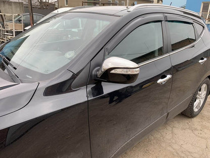 Covers for mirrors (2 pieces, stainless steel.) for Hyundai IX-35 2010-2015 - Reelken Auto