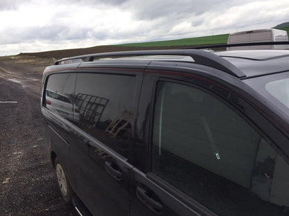 Roof rails black ELITE (Plast. feet) for Mercedes Vito / V-class W447 2014↗ year - image 6